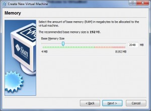 vboxmemory Memory Selection